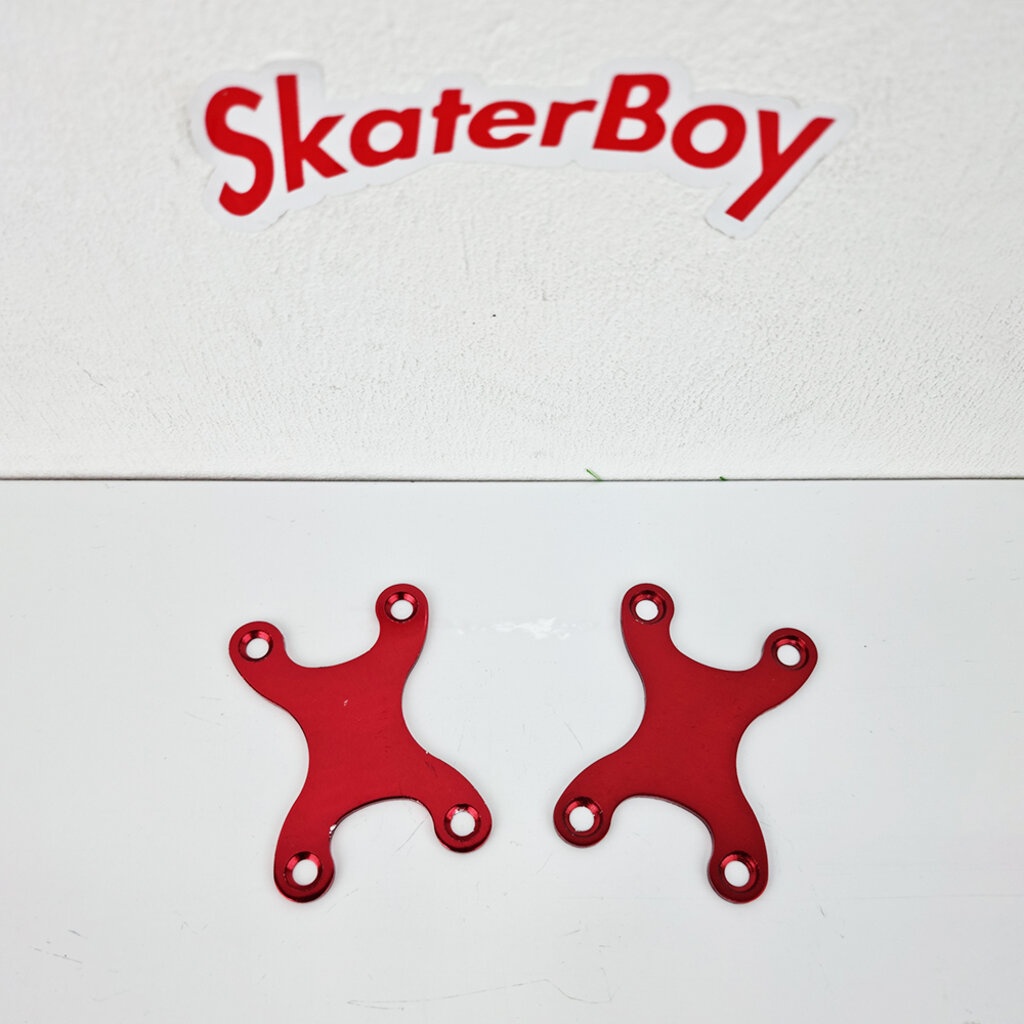 ภาพสินค้าแผ่นประเก็น รองน็อตยึดทรัค สเก็ตบอร์ด รูในห่าง 6.5 5.5mm ทรงXหัวมน ช้วยถนอมไม้ จากร้าน skaterboyshop บน Shopee ภาพที่ 5