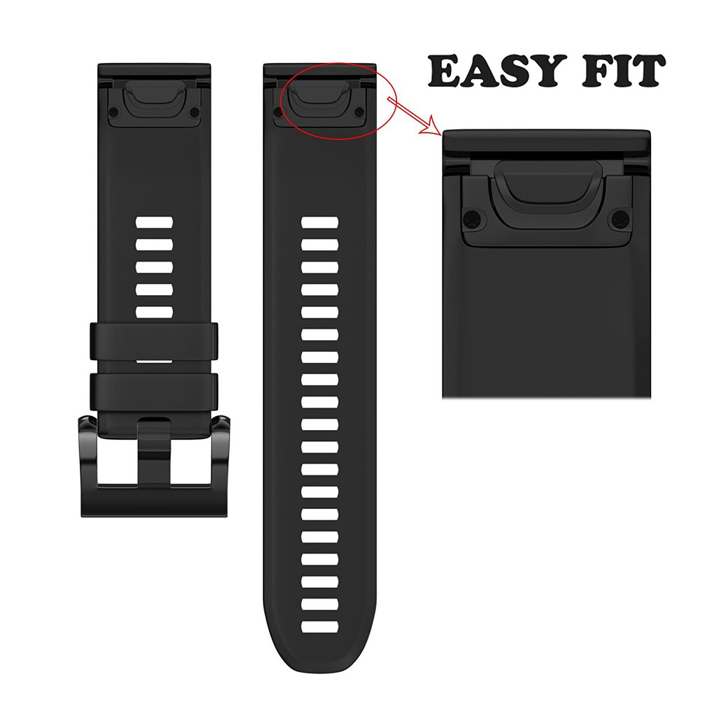 สายรัดข้อมือซิลิโคน-22-มม-easy-fit-สำหรับ-garmin-fenix-5-plus-6-pro-gps-smart-watch