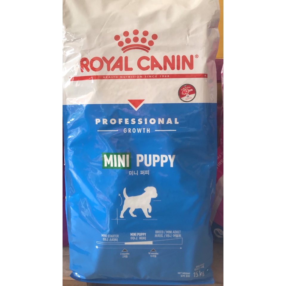 Royal canin best sale puppy mini 15kg