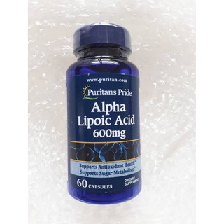 ภาพหน้าปกสินค้าPuritan Alpha Lipoic Acid (ALA) 600 mg 60 แคปซูล อัลฟ่าไลโปอิก แอซิด บำรุงผิวพรรณ กระจ่างใส ที่เกี่ยวข้อง