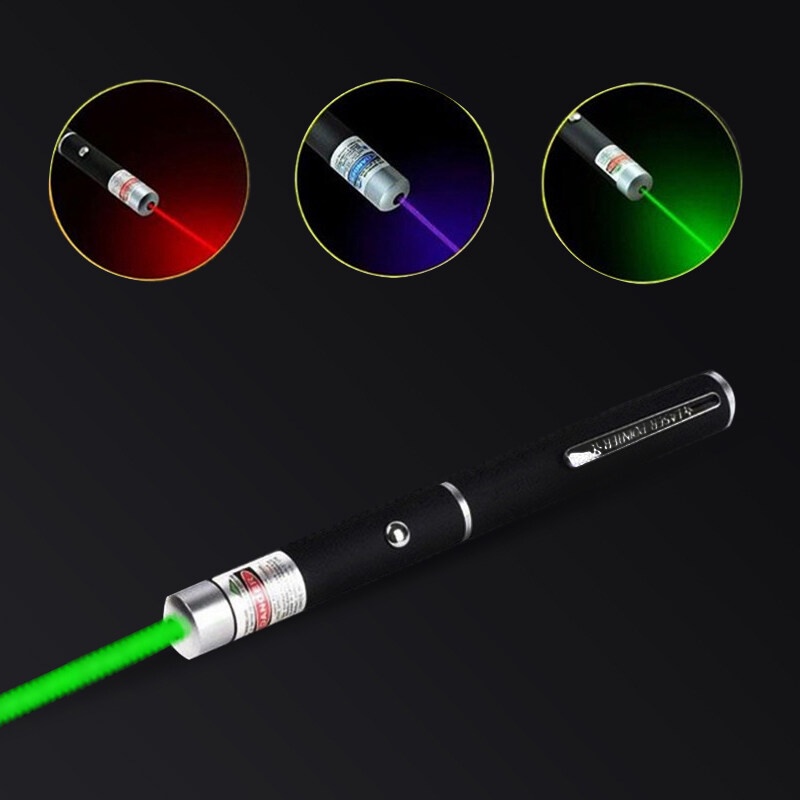 เลเซอร์-laser-บรรยาย-แสงสีแดง-เขียว-น้ำเงินม่วง-ใช้ถ่าน-aaa-2ก้อน-amp-แบบชาร์จได้-rechargeable-micro-usb-เลเซอร์พอยน์เตอร์