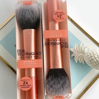 REAL TECHNIQUES เรียลเทคนิค แปรงแต่งหน้าเดี่ยว แปรงRT ของแท้ 100% Makeup Cosmetic Brush แปรงปัดแก้ม แปรงเกลี่ยรองพื้น