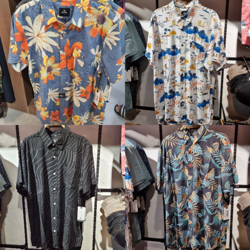 ลิขสิทธิ์แท้-ripcurl-shirt-เชิ้ต-เสื้อเชิ้ต-สไตส์-ชิว-resort-เที่ยวทะเล-rip-curl