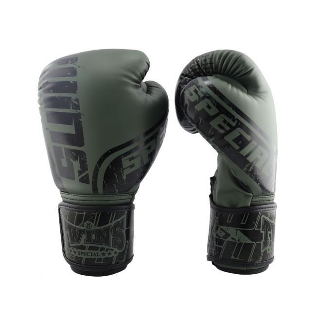 ภาพหน้าปกสินค้าTwins Special Boxing Gloves FBGVS12-TW7 Black Olive จากร้าน superexportshop บน Shopee