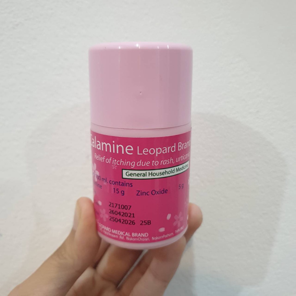 ราคาพิเศษ!! ตราเสือดาว คาลาไมน์โลชั่น 60มล. Leopard Brand Calamine ...