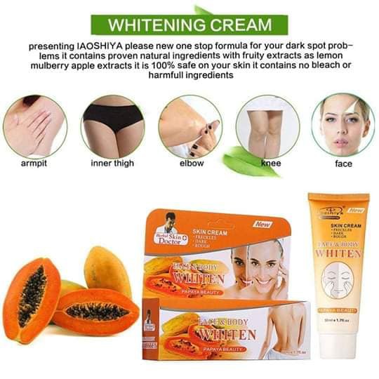 ส่งจากไทย-skin-cream-papaya-face-amp-body-whitening-cream-ครีมบำรุงผิวหน้าและผิวกาย-ช่วยให้ผิวนุ่ม-ชุ่มชื่น-เรียบเนียน-50