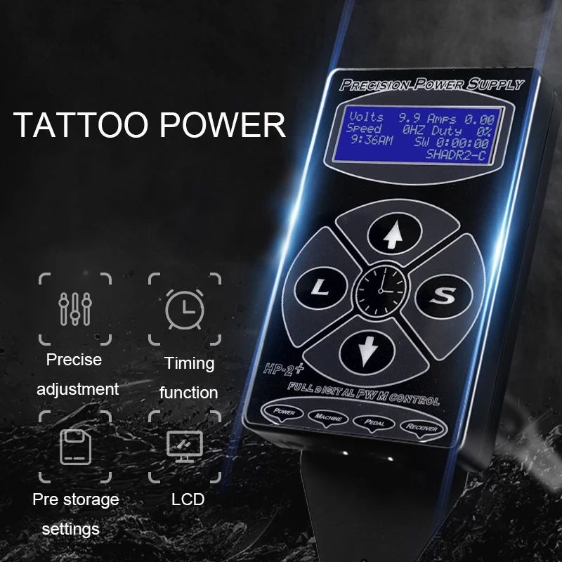 หม้อแปลงเครื่องสัก-tattoo-adapter-hp2-hurricane-power-power-suppy-อุปกรณ์การสัก-เครื่องสัก-tattoo-machine-artist