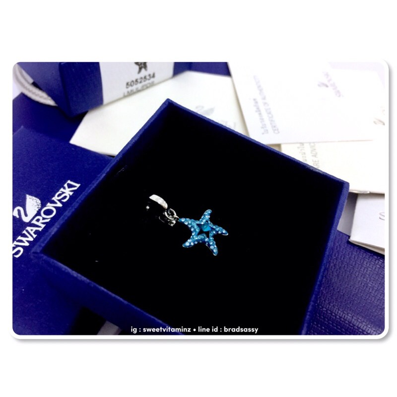 swarovski-star-fish-charm-สินค้าใหม่-ของแท้-จาก-swarovski-คร้า