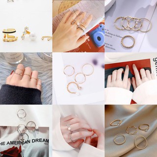 สินค้า แหวนแฟชั่น แหวนผู้หญิง สไตล์เกาหลี พร้อมส่ง