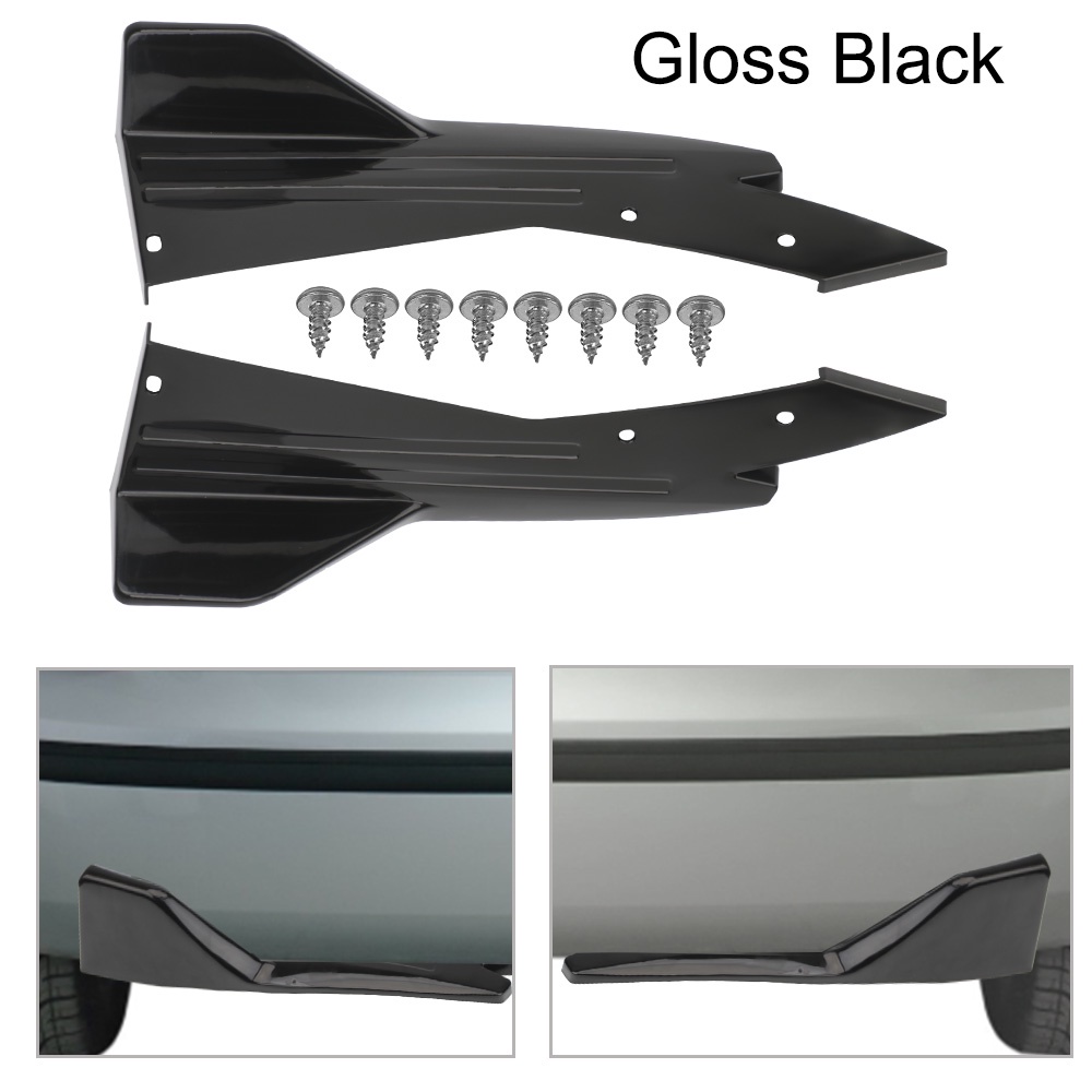Universal Lip Diffuser Splitter สปอยเลอร์ป้องกันรอยขีดข่วนกันชนหลัง ...