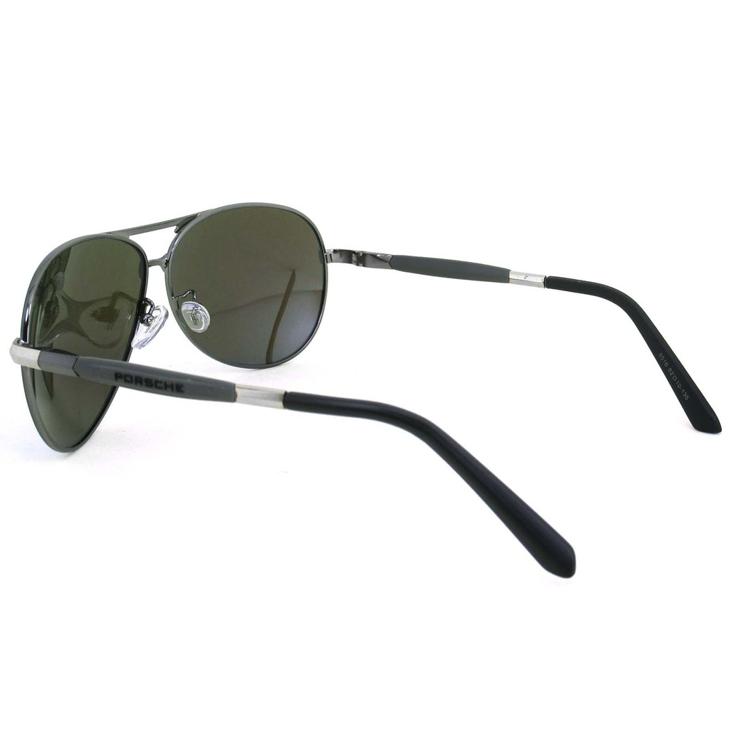 polarized-แว่นกันแดด-แฟชั่น-รุ่น-porsche-uv-8516-c-2-สีเงินเลนส์ปรอทฟ้า-เลนส์โพลาไรซ์-ขาสปริง-สแตนเลส-สตีล-sunglasses
