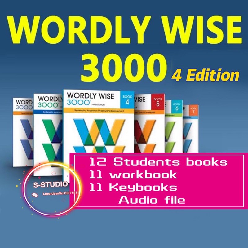 การเรียนคำศัพท์ภาษาอังกฤษ-อเมริกา　Shopee　3000®4th　Wordly　Wise　Academic　Instruction)　Edition　Thailand　Complete(Direct　Vocabulary