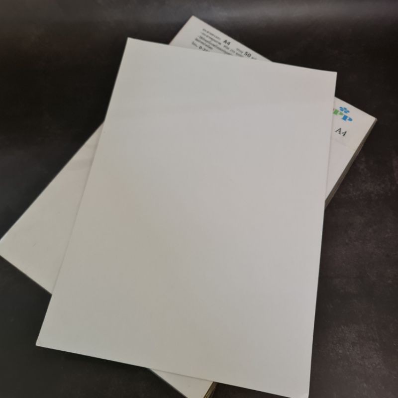 กระดาษขาว-เทา-ขนาดa4-หนา250แกรม-แพ็คละ-5-แผ่น-ราคา-แพ็ค