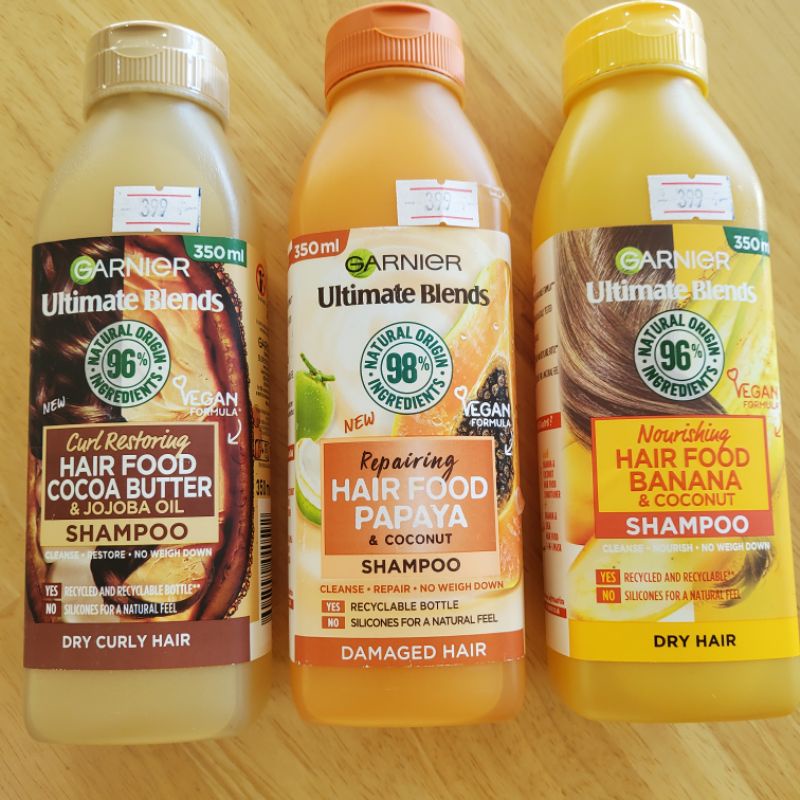 Garnier Ultimate Blends Hair Food Shampoo Shopee Thailand