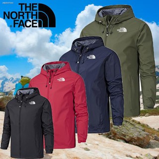 【สินค้าพร้อมส่ง】😘เสื้อแจ็คเก็ตกันลมกันน้ำกันลมแบบ The North Face กลางแจ้งเสื้อกันลมสำหรับตกปลาปีนเขากลางแจ้ง