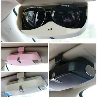 เก็บแว่นตาในรถ ที่เก็บแว่นตา ที่เก็บแว่น กล่องเก็บแว่นในรถ กล่องแว่น ที่เสียบบัตร เก็บเหรียญ