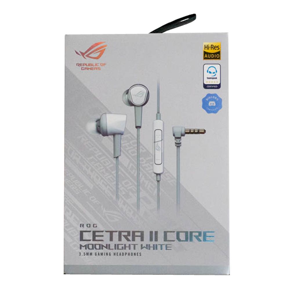 หูฟังเกมมิ่ง ASUS ROG Cetra II Core Moonlight White in-Ear Gaming ...