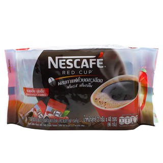(กรอกโค้ด VOTM150 ลดเลย30%ขั้นต่ำ0บาท) เนสกาแฟ กาแฟสำเร็จรูปผสมกับกาแฟคั่วบดละเอียด เรดคัพ 2 ก. 48 ซอง