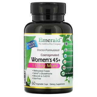 ✨New ✨Pre Order✅ Emerald Laboratories, Coenzymated Womens 45+ 1-Daily Multi, 60 Vegetable Caps🇺🇸