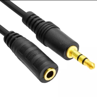 สินค้า สาย audio ต่อยาว สายเพิ่มความยาว 10 เมตร ขนาด 3.5mm สำหรับหูฟังแจ็ค 3.5 Cable Audio แจ๊คหูฟัง 3.5-3.5 สีดำ