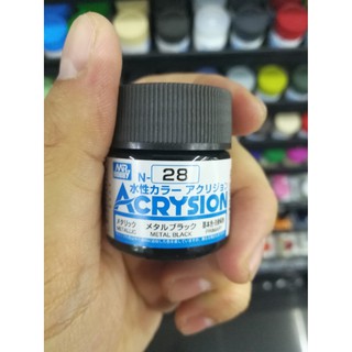 สีสูตรน้ำ Mr.Acrysion Color N28 TAN (Semi Gloss) 10ml