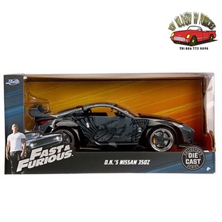 Fast and Furious โมเดลรถเหล็ก Nissan 350z 1/24