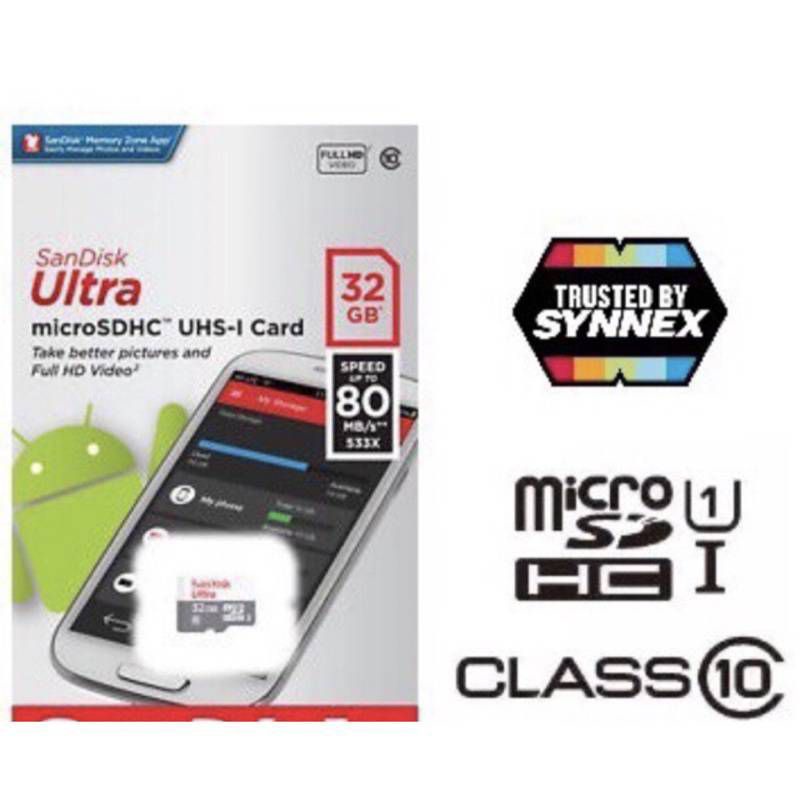 sandisk-microsd-ultra-class-10-48mb-s-32gb-รับประกัน-5-ปี-ของแท้100