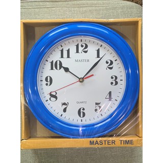ภาพหน้าปกสินค้านาฬิกาแขวนผนัง  11นิ้ว Wall Clock  ยี่ห้อ Master  หลากสี ที่เกี่ยวข้อง