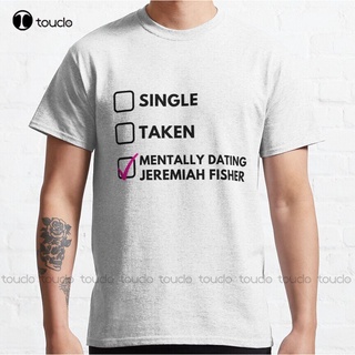 T-shirt  เสื้อยืด พิมพ์ลาย Jeremiah Fisher The Summer I Turned Pretty Jenny Han สไตล์คลาสสิก สําหรับผู้ชายS-5XL