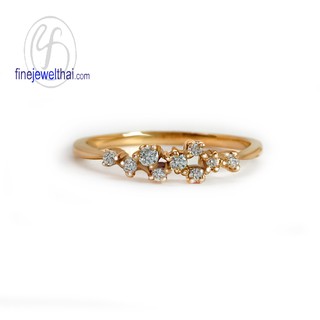 Finejewelthai แหวนเพชร-แหวนเงิน-เพชรสังเคราะห์-เงินแท้-แหวนหมั้น-แหวนแต่งงาน-Diamond Cz-Silver-Wedding-Ring - R1372cz-pg