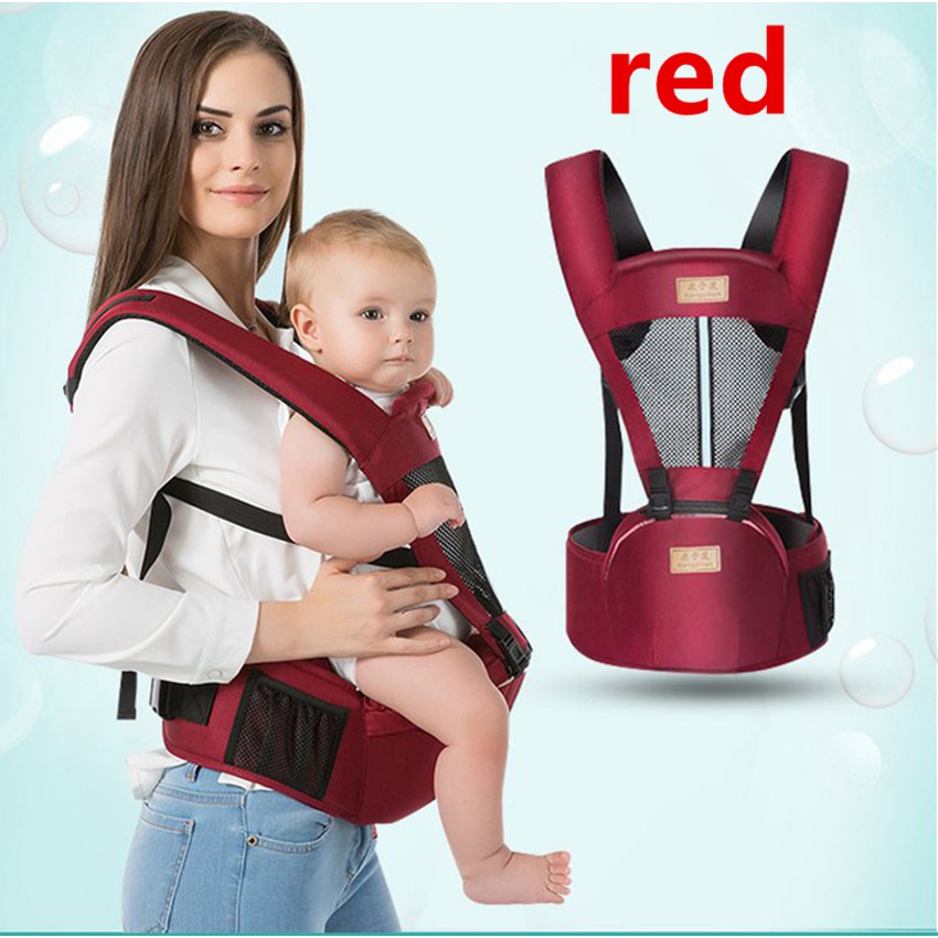 ภาพหน้าปกสินค้าBaby style เป้อุ้มเด็ก ที่นั่งเด็ก เป้สะพายเด็ก Hip Seat 2 in 1 สะพายหน้า และ สะพายหลังได้ รุ่นMBD-8806 จากร้าน babystyle1 บน Shopee