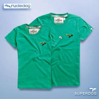 Rudedog เสื้อยืด รุ่น Mini Super สีเขียว