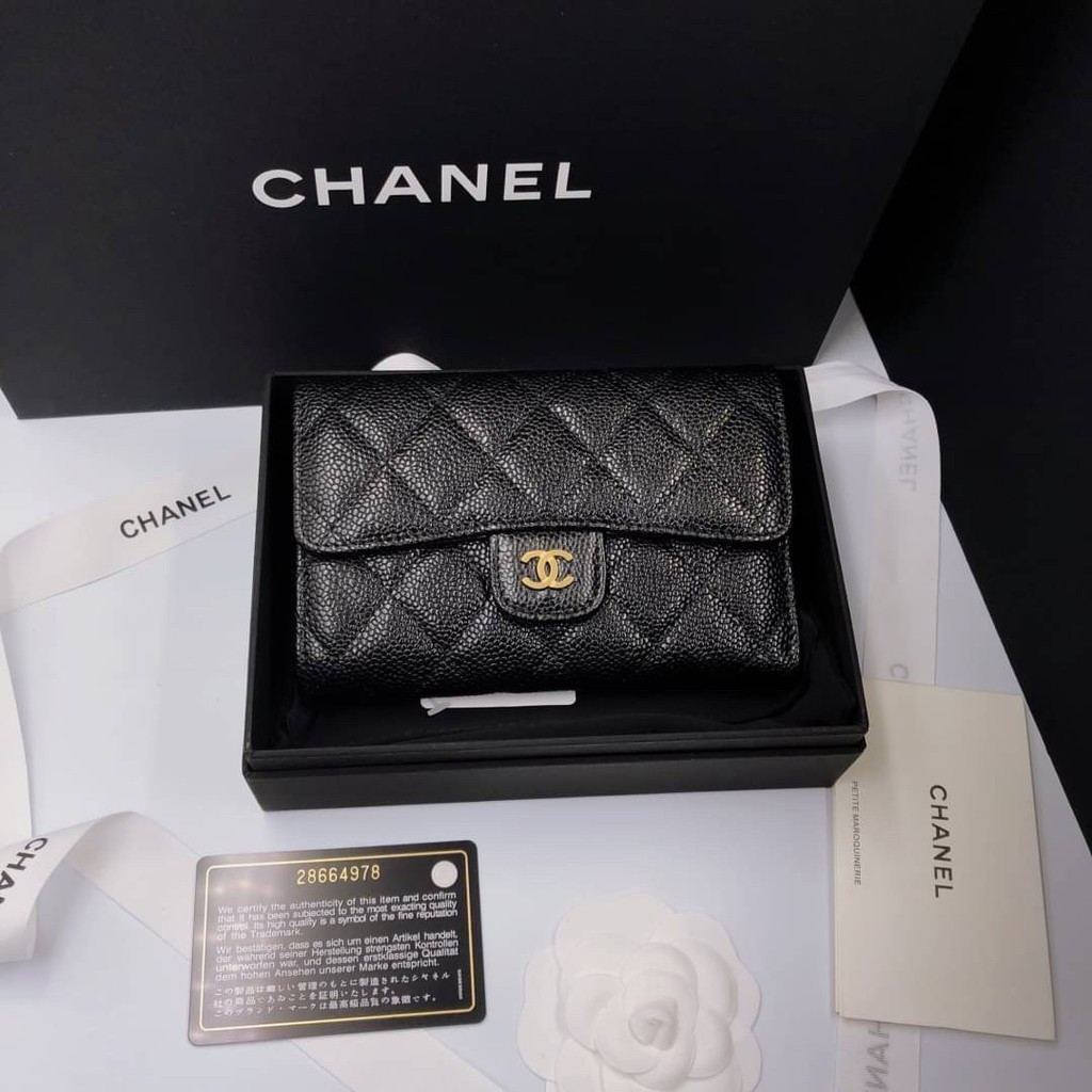 chanel-chanelwalletmedium-3flap-grade-vip-size-15-5cm-อุปกรณ์-full-box-set