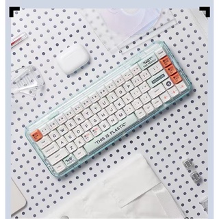 คีย์บอร์ด Melgeek Mojo68 Hotswap RGB Bluetooth Mechanical Keyboard Wireless Mojo