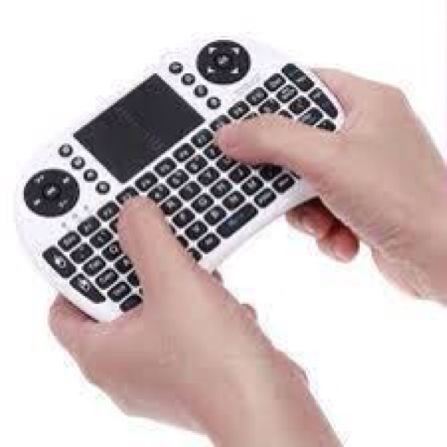 mini-wireless-keyboard-2-4-ghz-touchpad-มีพิมพ์ภาษาไทยบนตัว-สำหรับ-android-tv-box-mini-pc-windows-สีดำ