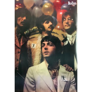 โปสเตอร์ The Beatles เดอะ บีเทิลส์ วง ดนตรี ร็อกแอนด์โรล รูป ภาพ ติดผนัง สวยๆ poster 34.5x23.5นิ้ว(88 60 ซม.โดยประมาณ)