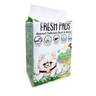 แผ่นรองFRESH PADS แผ่นรองฉี่สุนัขกลิ่นหญ้า ขนาด45*60cm 50ชิ้น