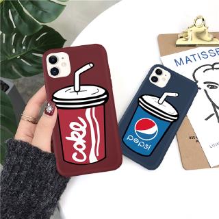 เคสโทรศัพท์มือถือนิ่ม ลายขวดชาโคล่า สําหรับ iPhone 14 13 12 11 Pro Promax 14Plus mini X XS XR XSMAX 6 6s 6plus 6splus 7 8 SE2020 7plus 8Plus