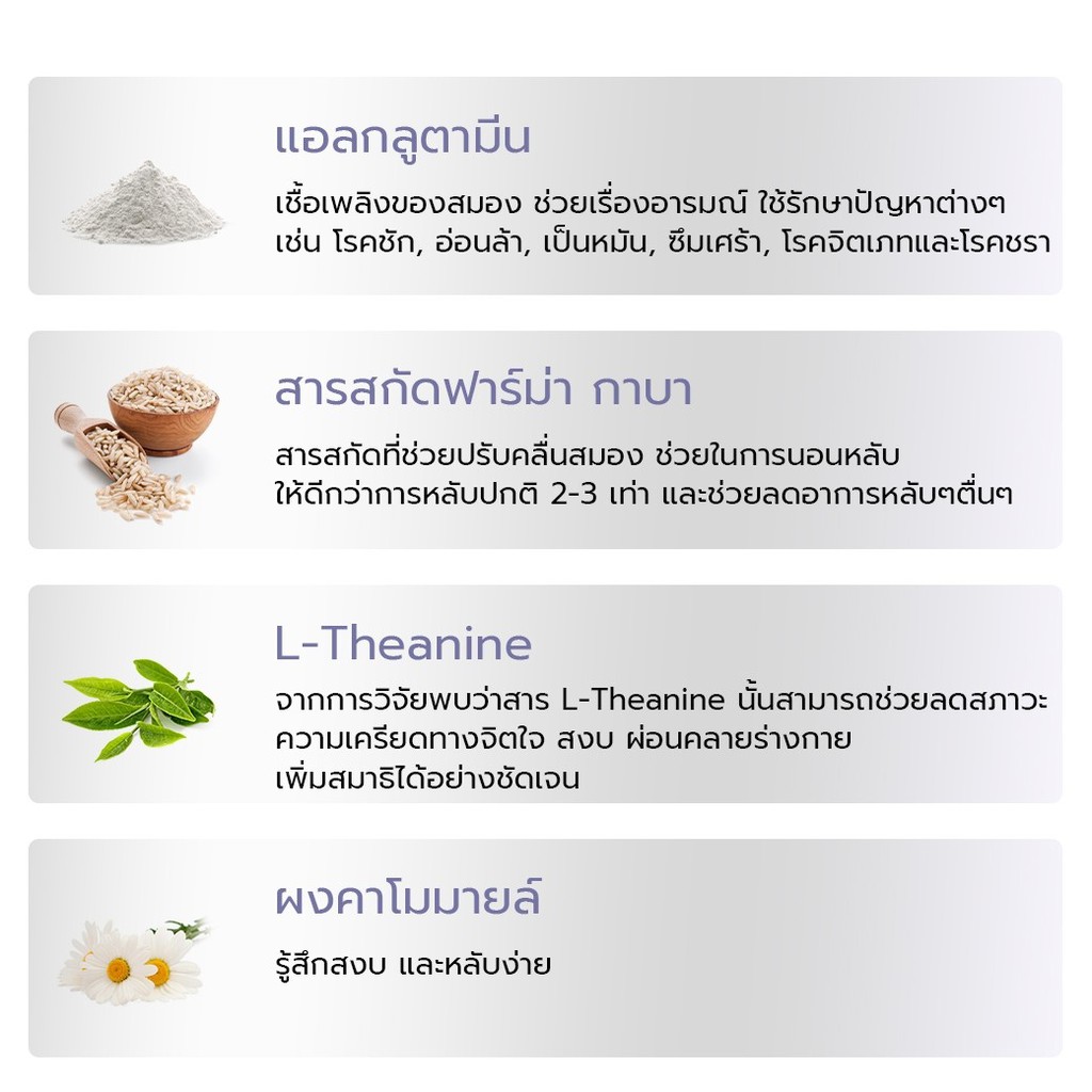 ภาพสินค้าClover plus Timemild ไทม์มายด์ อาหารเสริมเหมาะกับการนอนหลับ สารสกัดจาก คาโมมายล์ วิตามินบี ขนาดซอง 7 แคปซูล 1 ซอง จากร้าน npplus บน Shopee ภาพที่ 6