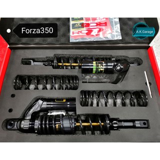 โช๊ค RCB Forza350​, Forza300 ปรับ 3จุด และปรับ 2 จุด ความสูง 430mm.