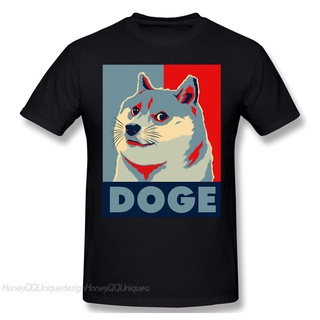 [100% Cotton] เสื้อยืดลําลอง แขนสั้น คอกลม พิมพ์ลาย Elon Musk The DogeFather สําหรับผู้ชาย และผู้ใหญ่ 715340