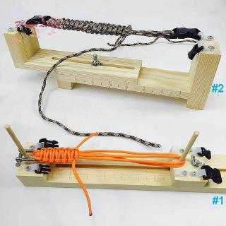ภาพหน้าปกสินค้าDIY Jig Solid Wood Paracord Bracelet Maker Knitting Bracelet Weaving Tools ที่เกี่ยวข้อง