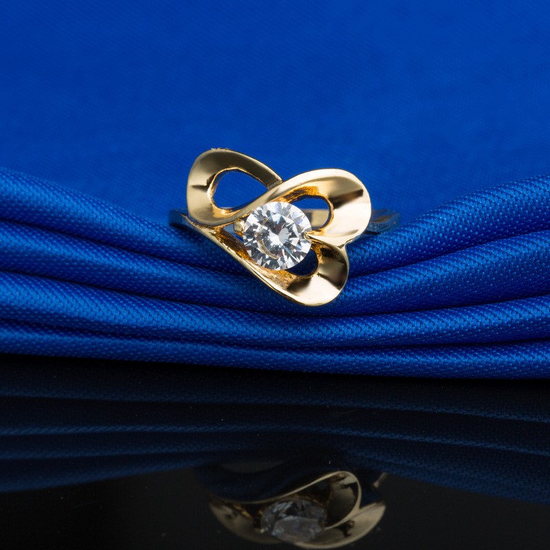 gold-dual-hearts-crystal-silver-gold-wedding-ring-แหวนหัวใจ-แหวนคริสตัล