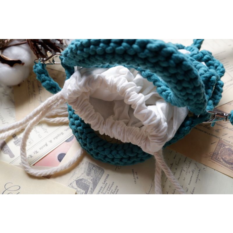 mini-net-bag-crochet-t-shirt-yarn-กระเป๋าถักลายตาข่าย
