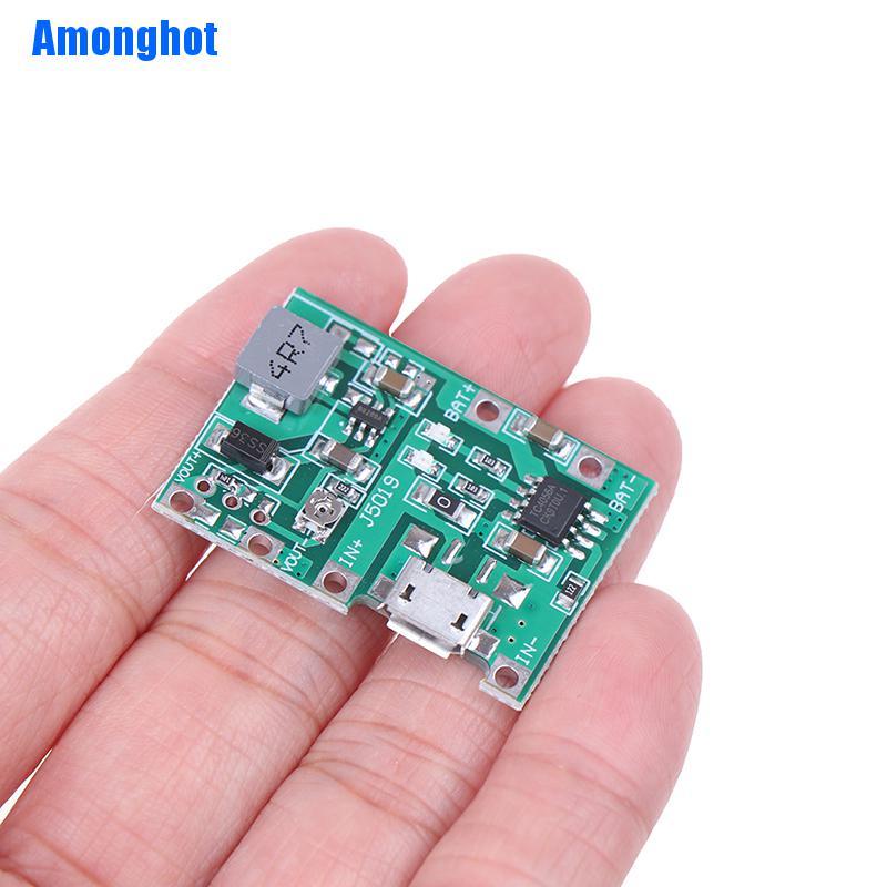 amonghot-บอร์ดโมดูลชาร์จ-li-ion-18650-3-7v-4-2v-dc-dc