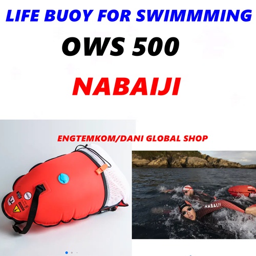 ทุ่นลอยน้ำ-ทุ่นลอยว่ายน้ำ-ทุ่นชูชีพว่ายน้ำ-life-buoy-swimming-buoy-รุ่น-ows500-nabaiji