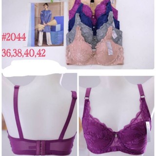 👙 เสื้อในลูกไม้มีโครง ฟองบาง 3 ตะขอ ไซส์ 36,38,40,42