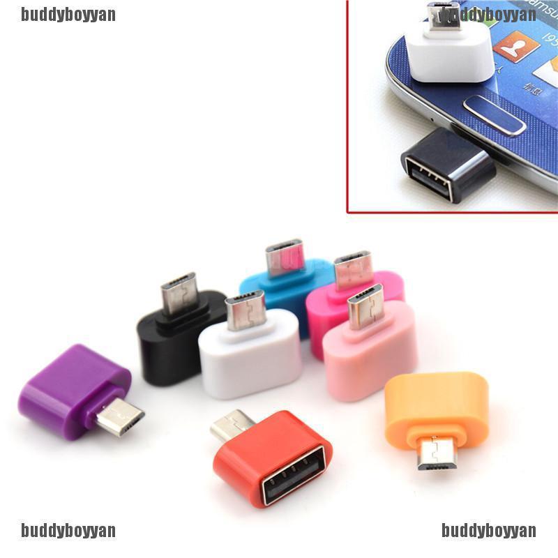 Thro อะแดปเตอร์แปลง Micro USB ตัวผู้ เป็น USB 2.0 OTG สําหรับ Android แท็บเล็ต โทรศัพท์ 3 ชิ้น