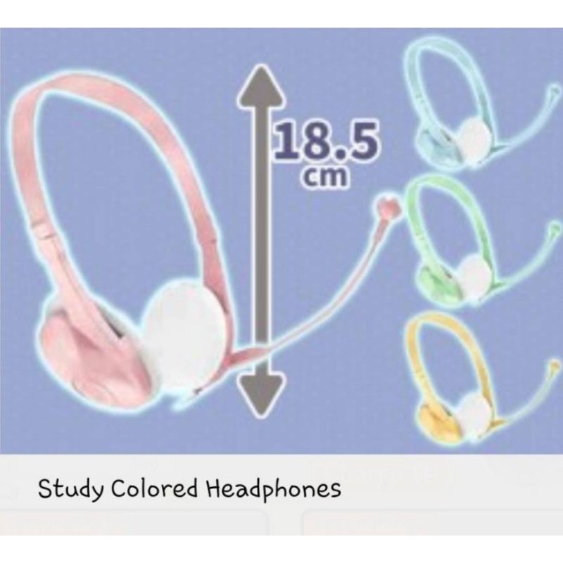 study-colored-headphones-หูฟังสีฟ้า