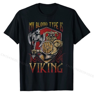 เสื้อยืดผ้าฝ้ายพรีเมี่ยม เสื้อยืดผ้าฝ้าย พิมพ์ลาย Vikings Quotes Saying สําหรับผู้ชาย 39;s KKZI